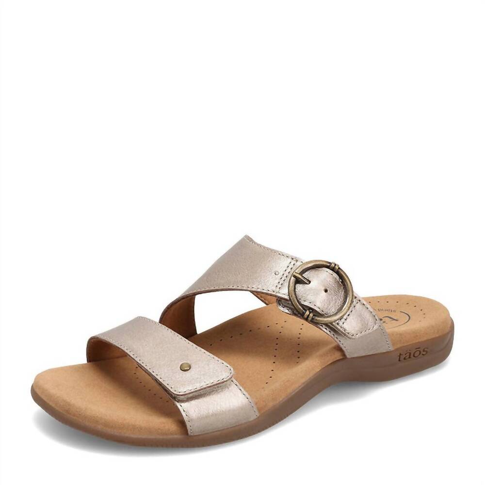 NEW TAOS women's westside sandal in champagne